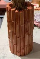 LES OTTOMAN BAMBOO CERAMIC VASE (Online Order Only)