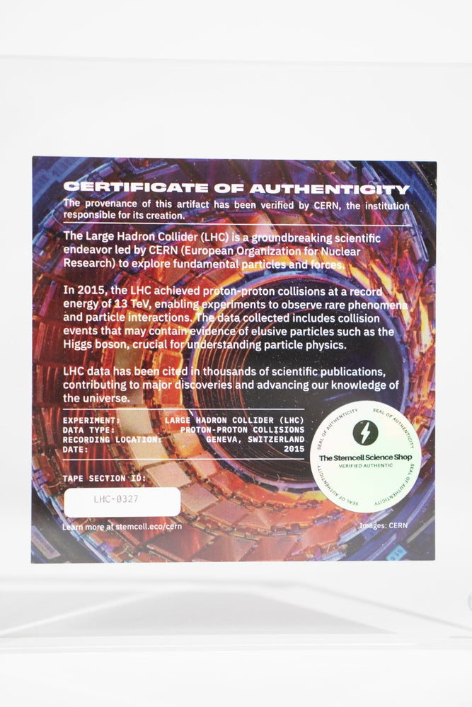 LHC Data Tape Fragment (ONLINE ORDER ONLY)