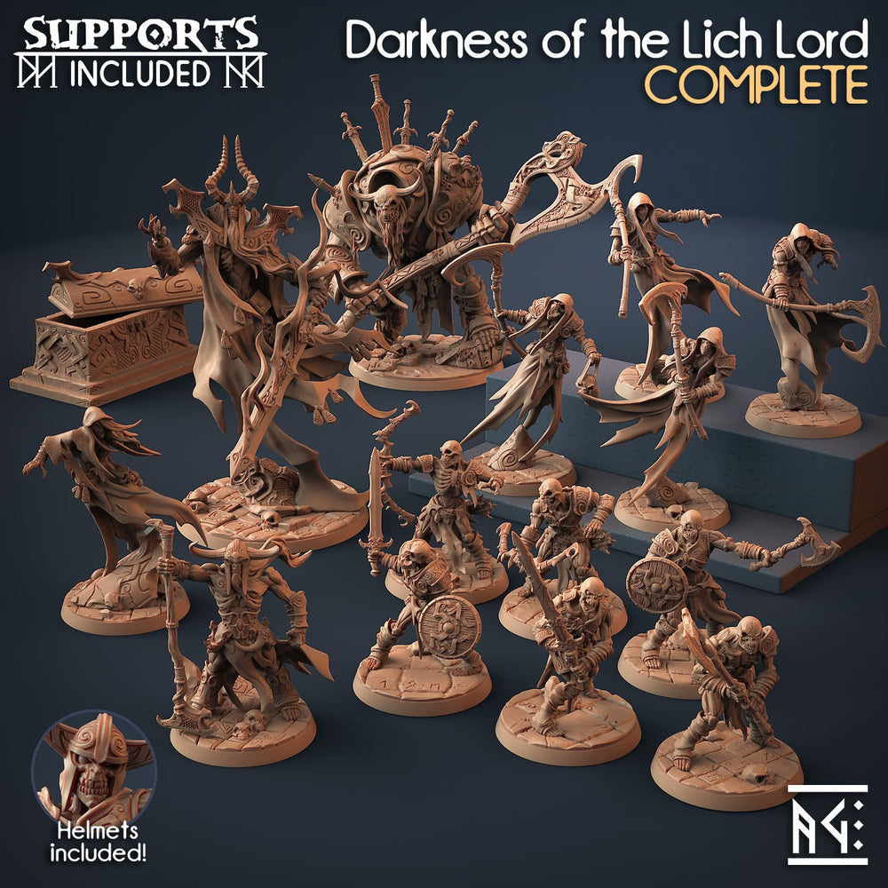 3D Printed Artisan Guild Standalone Weapons Hands Darkness of the Lich Lord 28mm 32mm (Online Only)