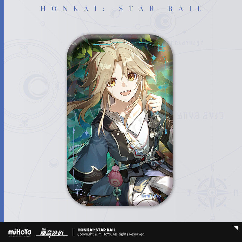 Light Cone Series Rectangular Tinplate Badge (ONLINE ORDER ONLY)