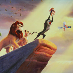The Lion King Disney Thomas Kinkade Framed Art Print (ONLINE ORDER ONLY)