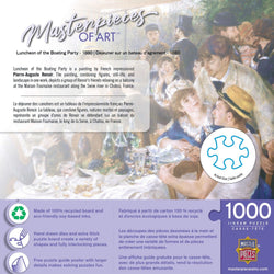 MasterPieces of Art - Luncheon of the Boating Party 1000 Piece Jigsaw Puzzle (ONLINE ORDER ONLY)