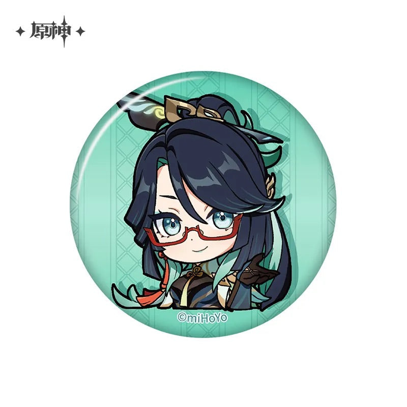 Liyue Chibi Emojis Series Badge (ONLINE ORDER ONLY)
