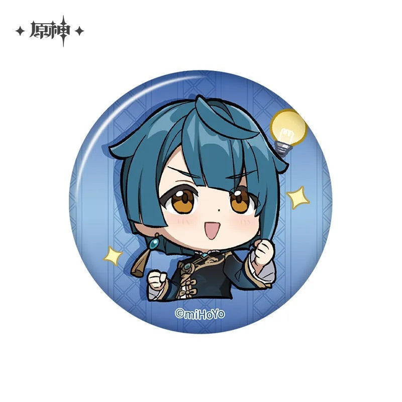 Liyue Chibi Emojis Series Badge (ONLINE ORDER ONLY)