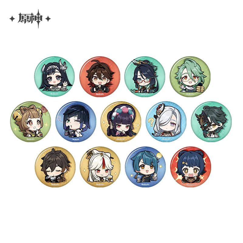 Liyue Chibi Emojis Series Badge (ONLINE ORDER ONLY)