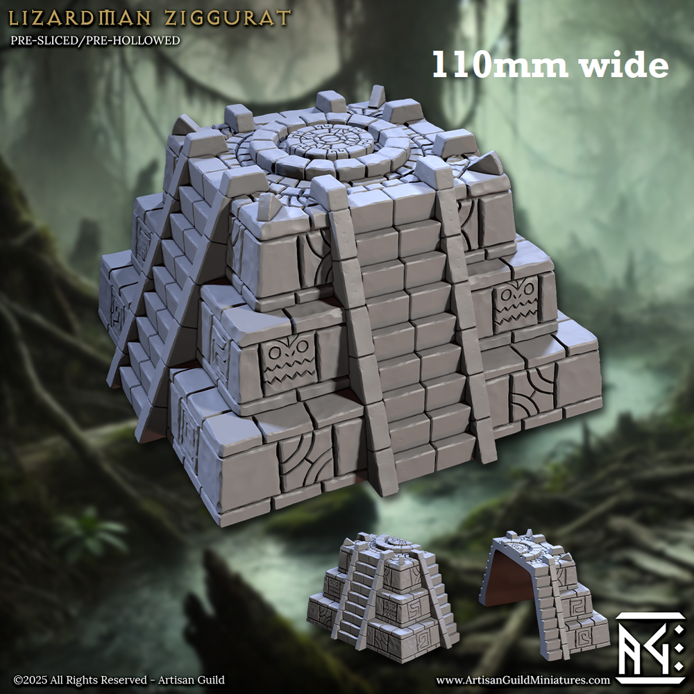 Lizardman Ziggurat (Terrain) (Online Order Only)