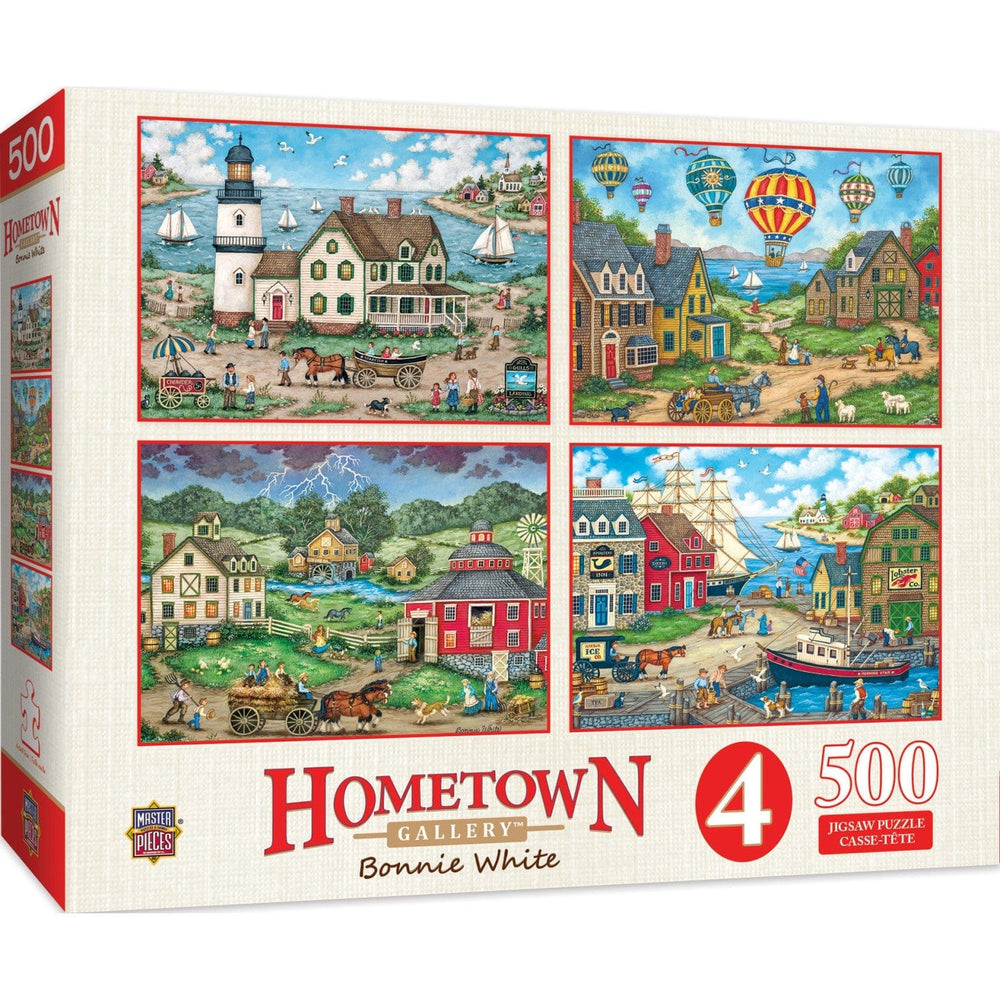 Hometown Gallery - 500 Piece Jigsaw Puzzles 4 Pack (ONLINE ORDER ONLY)