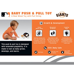 San Francisco Giants - Push & Pull Baby Toy (ONLINE ORDER ONLY)