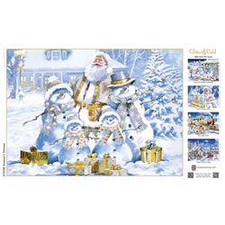 Glitter & Gold - Snowman's Shimmer 1000 Piece Jigsaw Puzzle