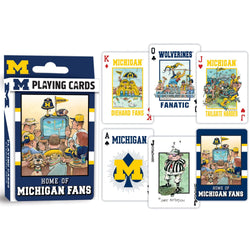 Michigan Wolverines Fan Deck Playing Cards - 54 Card Deck (ONLINE ORDER ONLY)