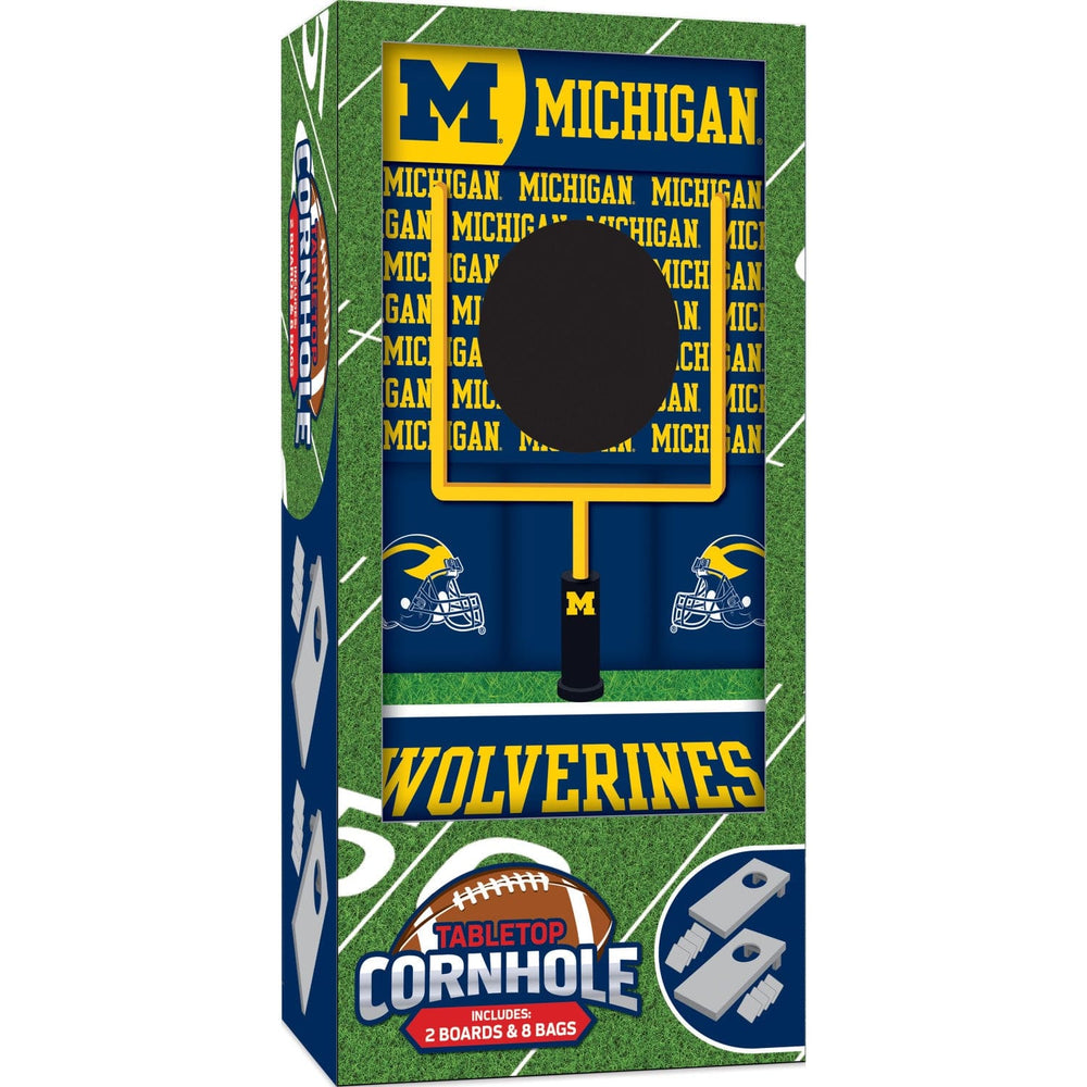 Michigan Wolverines - NCAA Tabletop Cornhole (ONLINE ORDER ONLY)