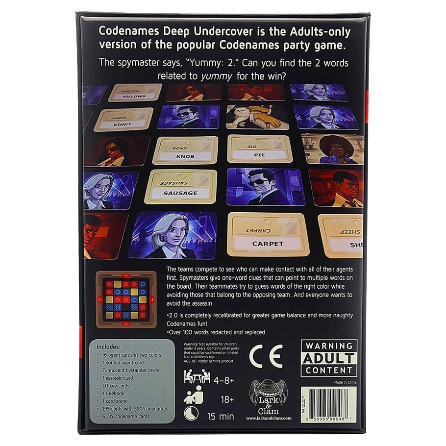 Codenames: Deep Undercover 2.0 (ONLINE ORDER ONLY)