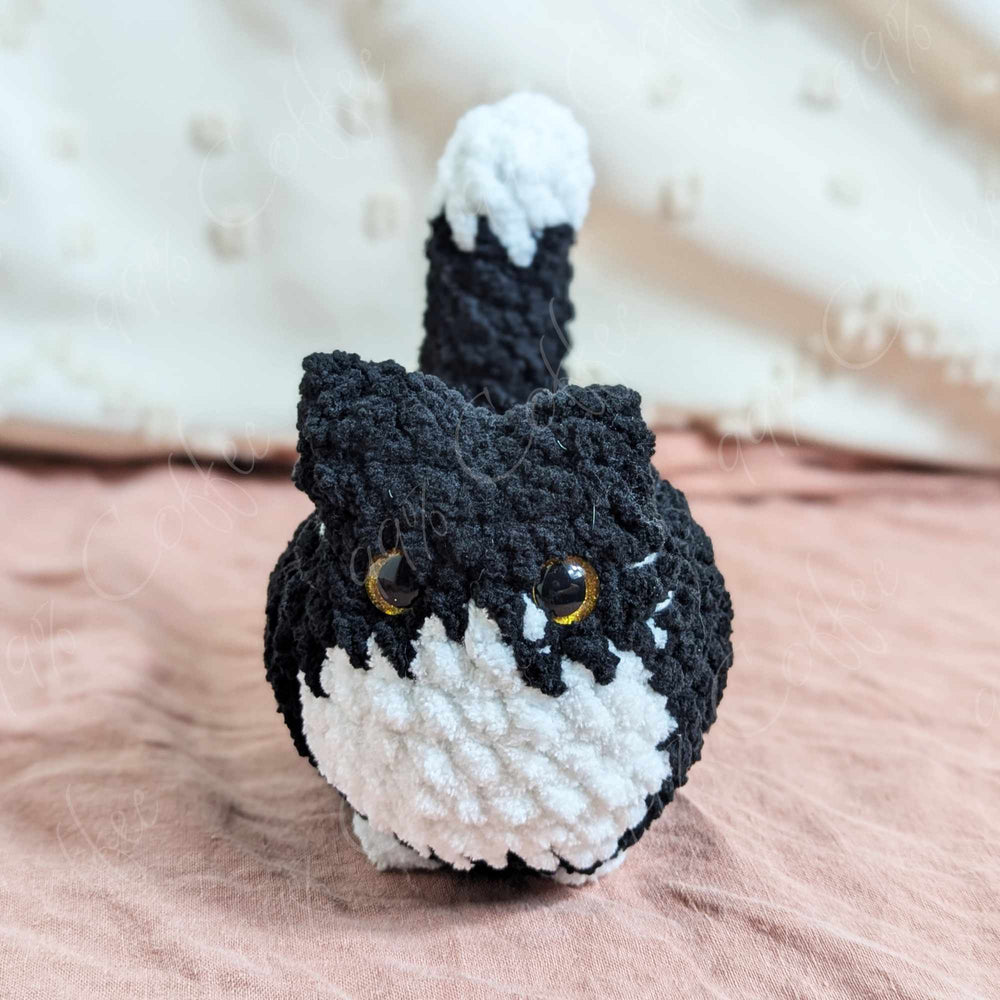 Tuxedo Loaf Cat Stuffed Animal (ONLINE ORDER ONLY)