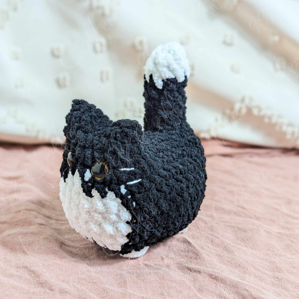 Tuxedo Loaf Cat Stuffed Animal (ONLINE ORDER ONLY)
