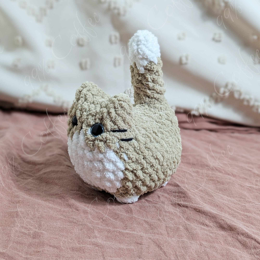 Tuxedo Loaf Cat Stuffed Animal (ONLINE ORDER ONLY)