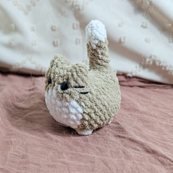 Tuxedo Loaf Cat Stuffed Animal (ONLINE ORDER ONLY)