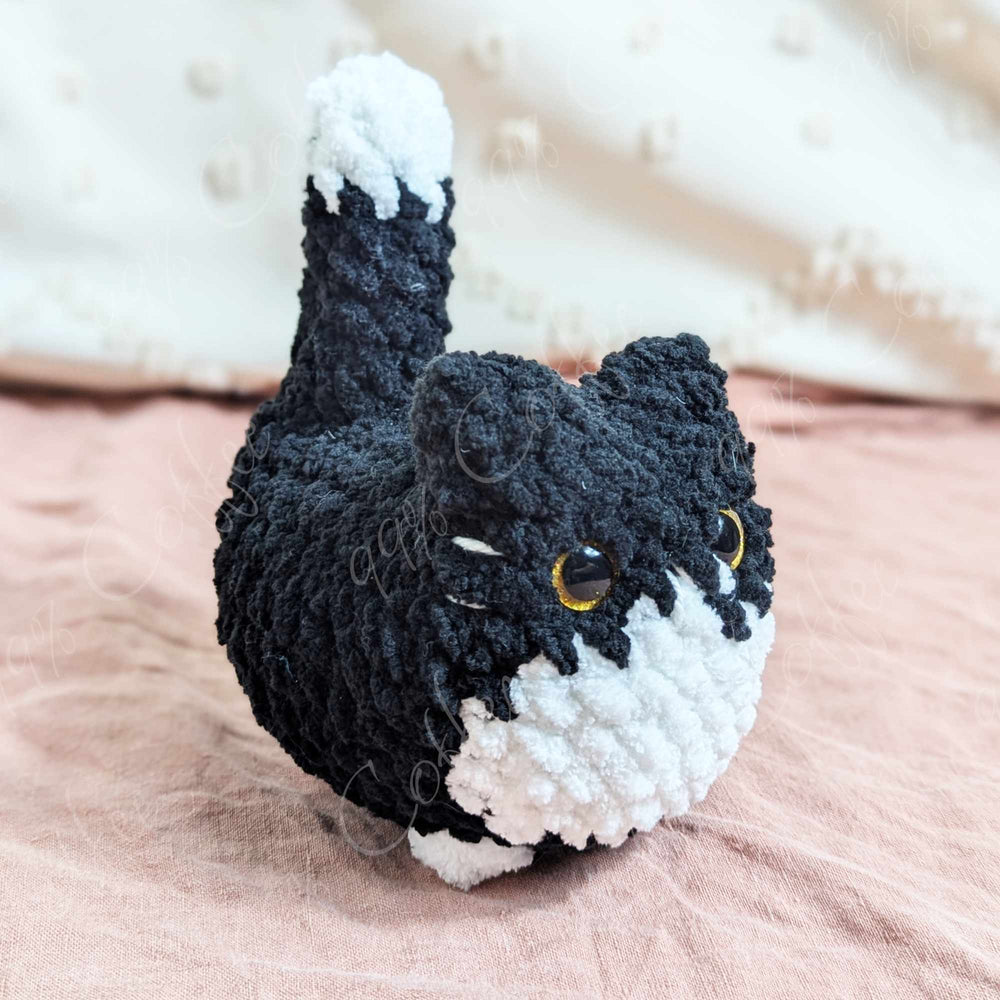 Tuxedo Loaf Cat Stuffed Animal (ONLINE ORDER ONLY)