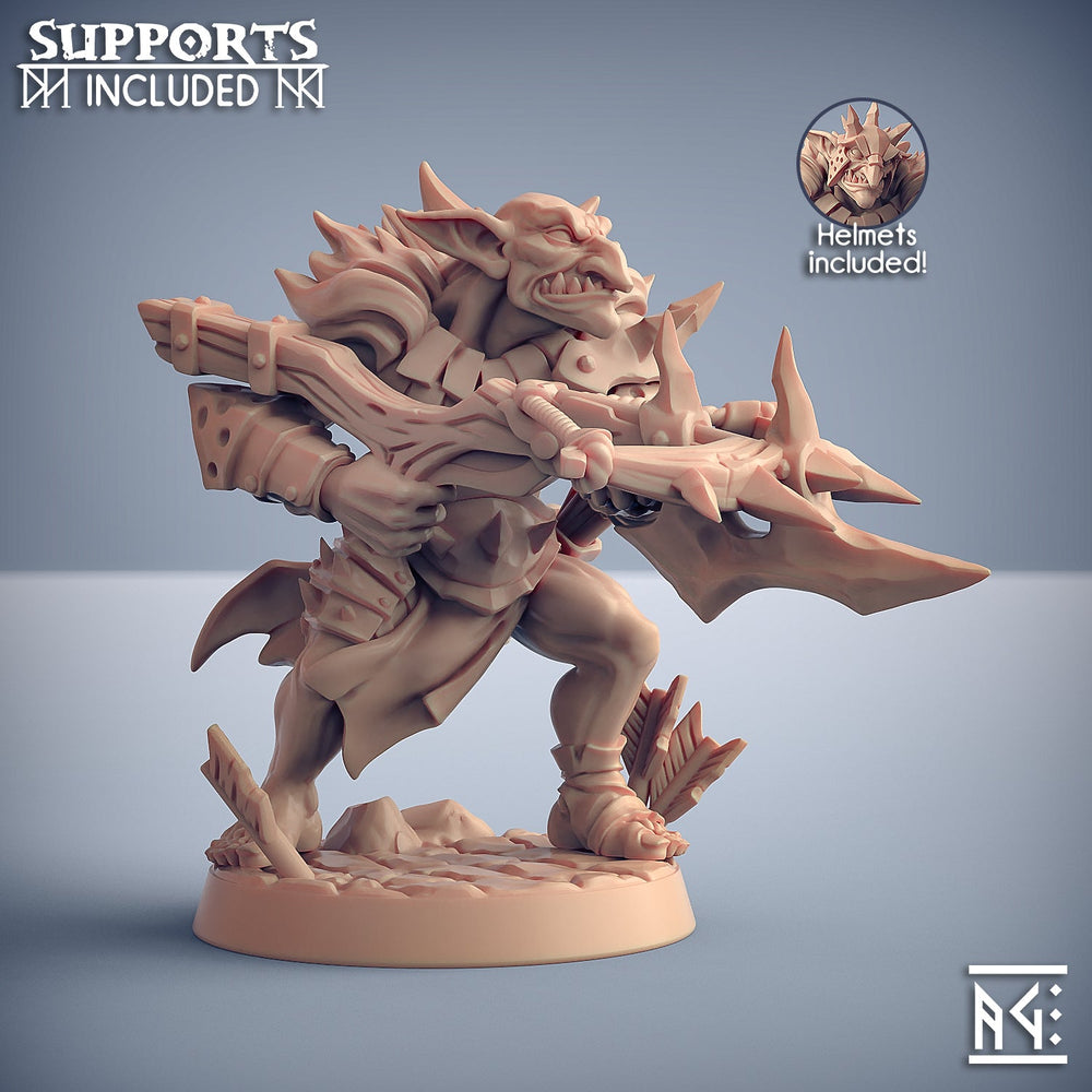 3D Printed Artisan Guild Modular Blackrazor Hobgoblins Blackrazor Hobgoblins 28mm 32mm (Online Only)