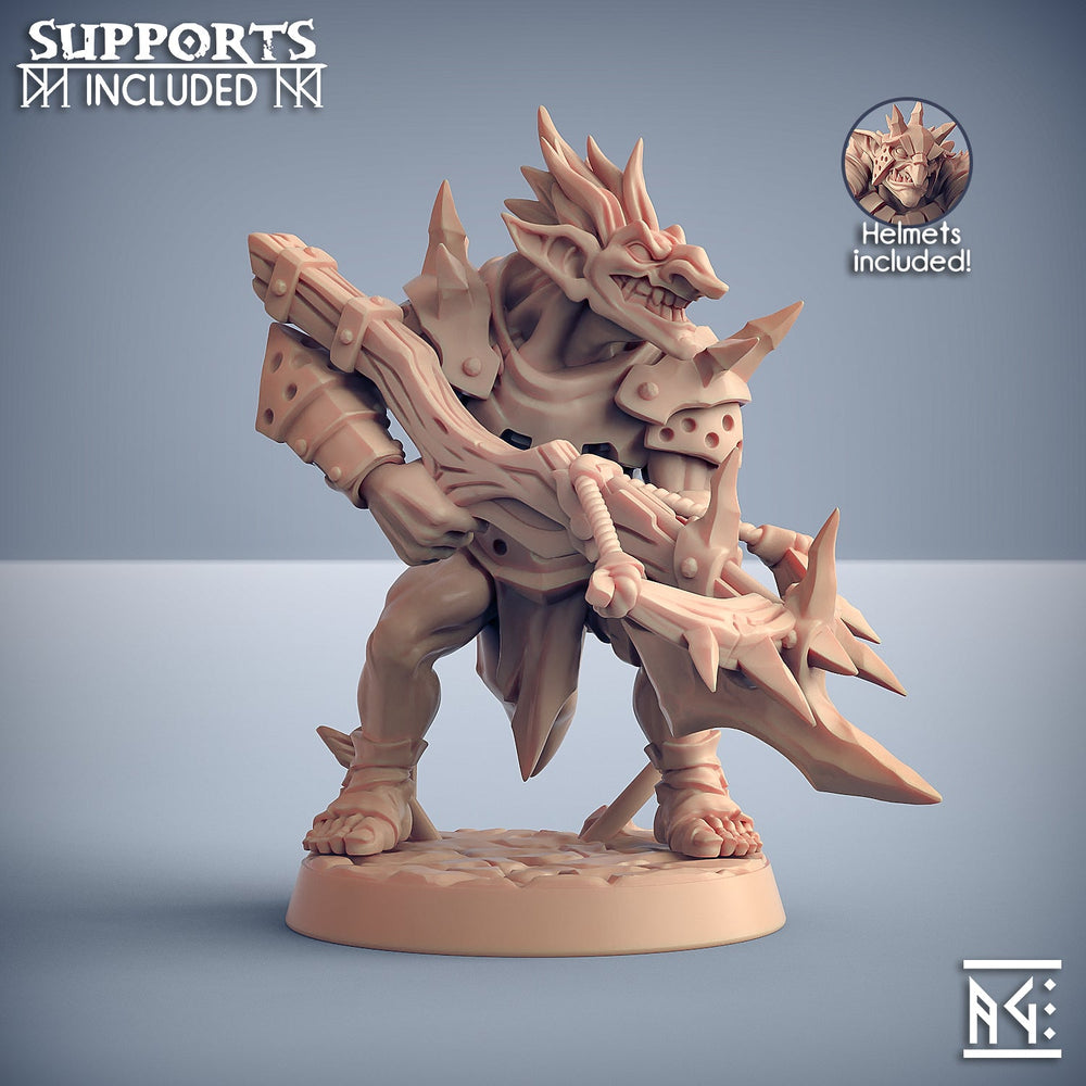 3D Printed Artisan Guild Modular Blackrazor Hobgoblins Blackrazor Hobgoblins 28mm 32mm (Online Only)