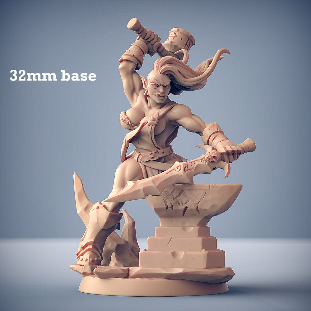 Logranna Helforge (Female Orc Blacksmith) (Online Only)
