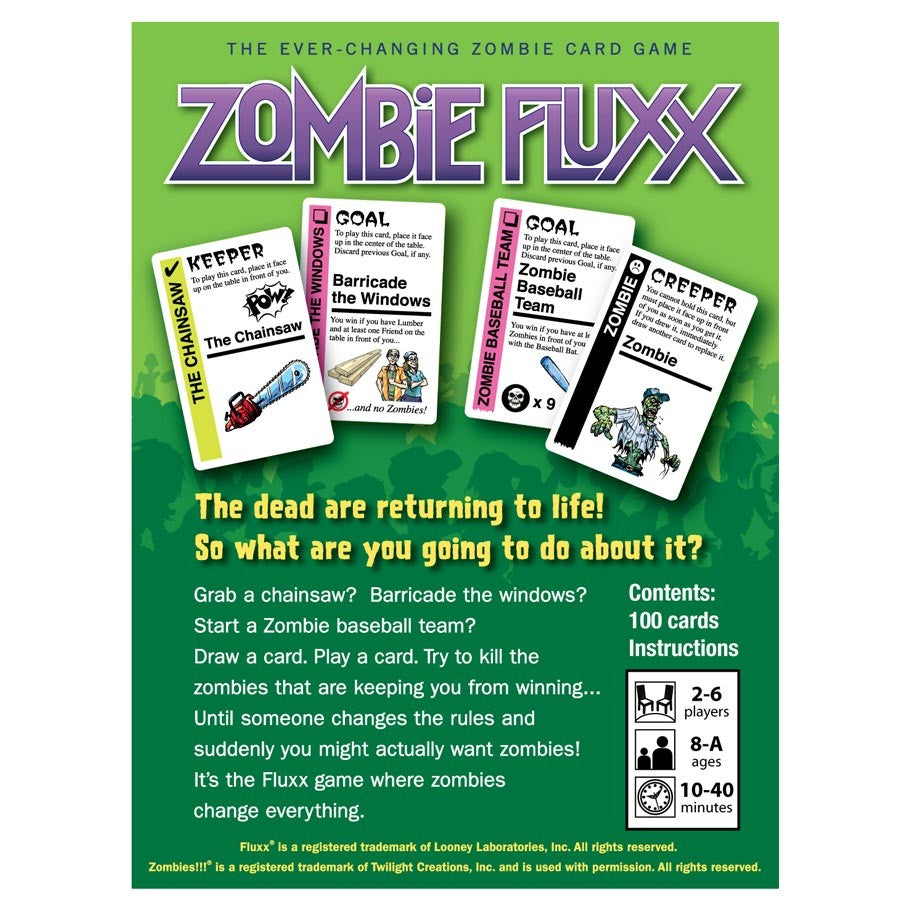 Zombie Fluxx (ONLINE ORDER ONLY)