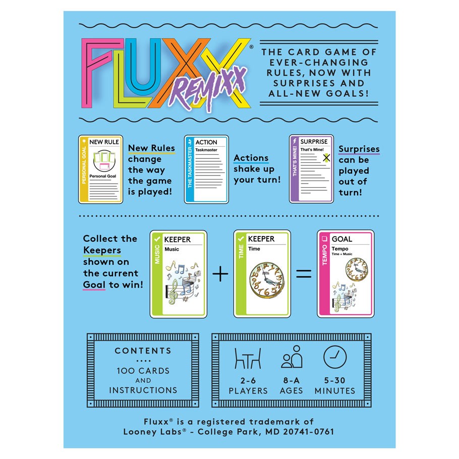 Fluxx Remixx - Extra Chaos Edition (ONLINE ORDER ONLY)