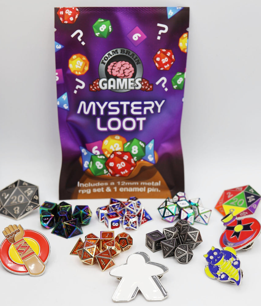 Epic Mystery Loot: Mini Metal RPG Set + Enamel Pin (ONLINE ORDER ONLY)