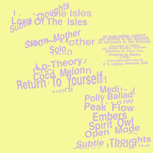 Subtle Thoughts [Vinyl] (ONLINE ORDER ONLY)