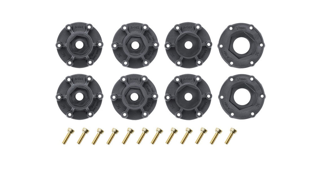 Louise R/C SC-Pioneer 1/10 Short Course Tires, Soft, 12, 14 & 17mm Removable Hex on Black Rim (2) LT3148SB (ONLINE ORDER ONLY)