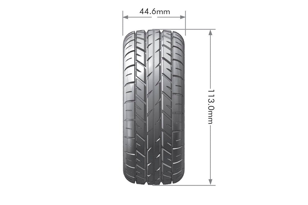 Louise R/C B-Rocket 1/8 Off-Road Buggy Tires, 17mm Hex, Mounted on Black Spoke Rim, Soft, Front/Rear (2) LT3190SB (ONLINE ORDER ONLY)