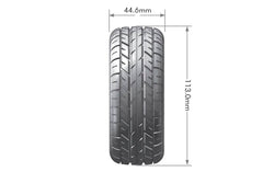 Louise R/C B-Rocket 1/8 Off-Road Buggy Tires, 17mm Hex, Mounted on Black Spoke Rim, Soft, Front/Rear (2) LT3190SB (ONLINE ORDER ONLY)