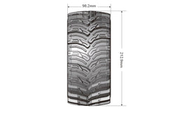 Louise R/C MFT X-Cyclone X-MAXX XRT Sport Monster Truck Tires 24mm Hex (2) LT3298B (ONLINE ORDER ONLY)
