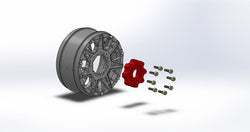 Louise R/C MFT B-Ulldoze Soft 1/8 Buggy, 17mm Hex, 0" & 1/2" Offset, (2) LT3365SB (ONLINE ORDER ONLY)