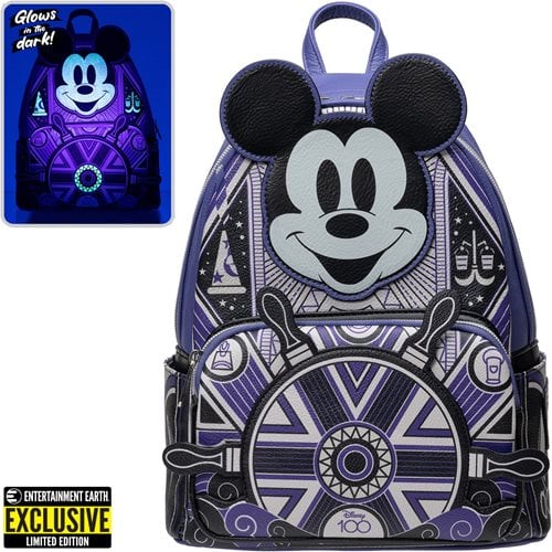 Loungefly Disney 100 Art Deco Mickey Mouse Mini-Backpack - Entertainment Earth Exclusive (ONLINE ORDER ONLY)