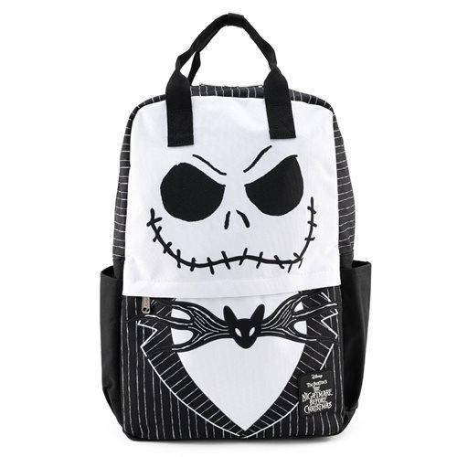 Loungefly Disney Jack Skellington Nylon Square Backpack (ONLINE ORDER ONLY)