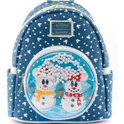 Loungefly Disney Minnie & Mickey Mouse Snow Globe Mini-Backpack (ONLINE ORDER ONLY)
