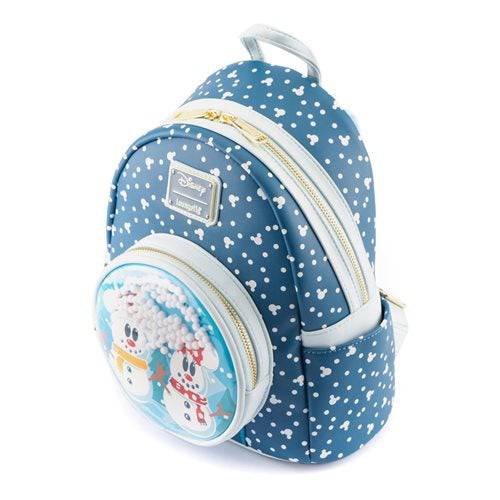 Loungefly Disney Minnie & Mickey Mouse Snow Globe Mini-Backpack (ONLINE ORDER ONLY)