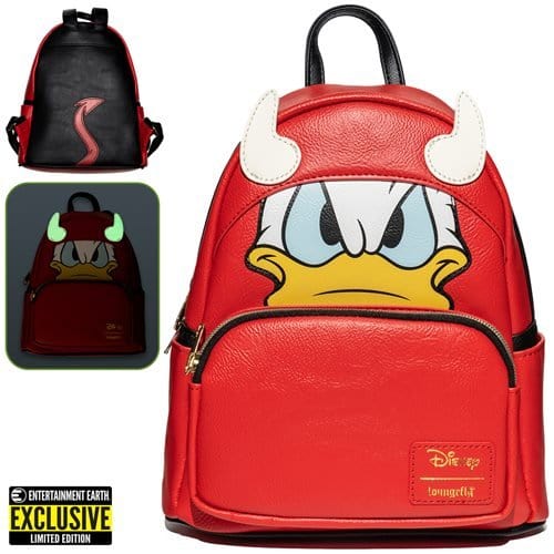 Loungefly Donald Duck Devil Donald Cosplay Mini-Backpack - Entertainment Earth Exclusive (ONLINE ORDER ONLY)