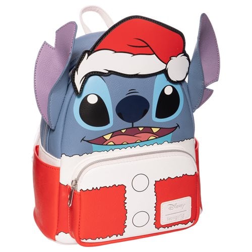 Loungefly Lilo & Stitch Holiday Santa Stitch Mini-Backpack- Entertainment Earth Exclusive (ONLINE ORDER ONLY)