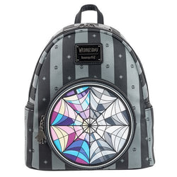 Loungefly Wednesday Nevermore Mini-Backpack - Entertainment Earth Exclusive (ONLINE ORDER ONLY)
