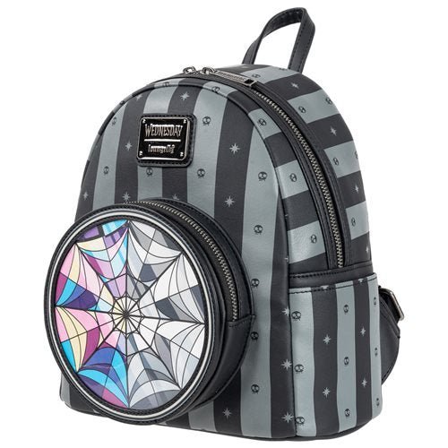 Loungefly Wednesday Nevermore Mini-Backpack - Entertainment Earth Exclusive (ONLINE ORDER ONLY)