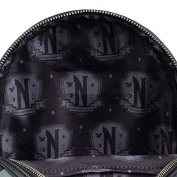 Loungefly Wednesday Nevermore Mini-Backpack - Entertainment Earth Exclusive (ONLINE ORDER ONLY)