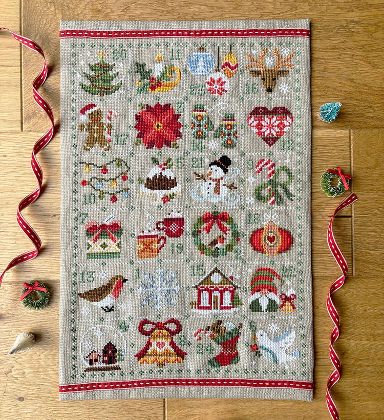 Love Poppet – Feeling Festive Advent Cross Stitch Kit (ONLINE ORDER ONLY)