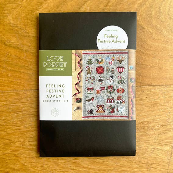 Love Poppet – Feeling Festive Advent Cross Stitch Kit (ONLINE ORDER ONLY)