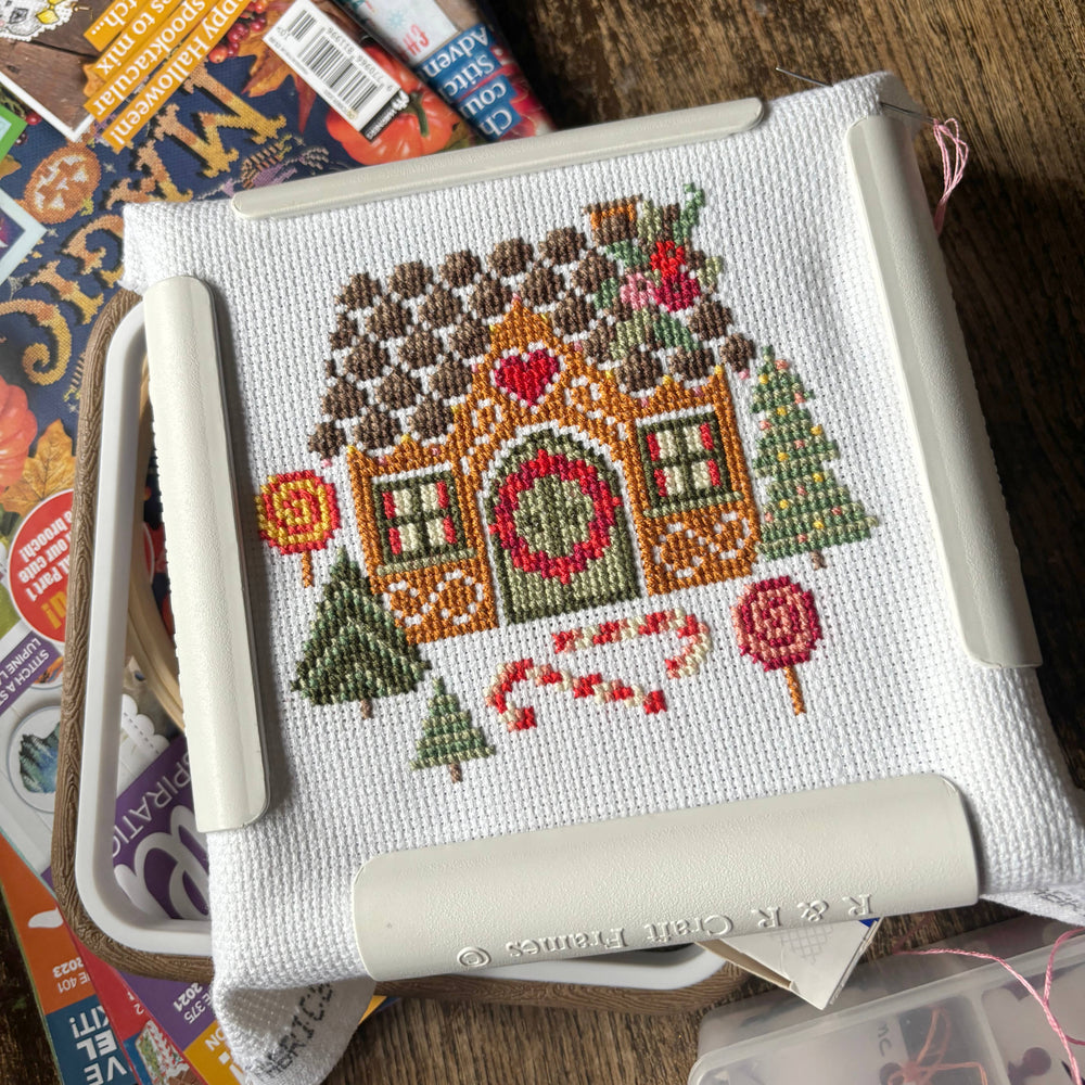 Love Poppet - Gingerbread House - Cross Stitch House (ONLINE ORDER ONLY)