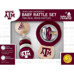 Texas A&M Aggies - Baby Rattles 2-Pack