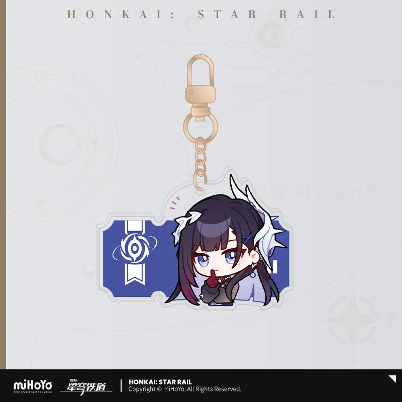 Pom-Pom Exhibition Series Acrylic Keychain (ONLINE ORDER ONLY)