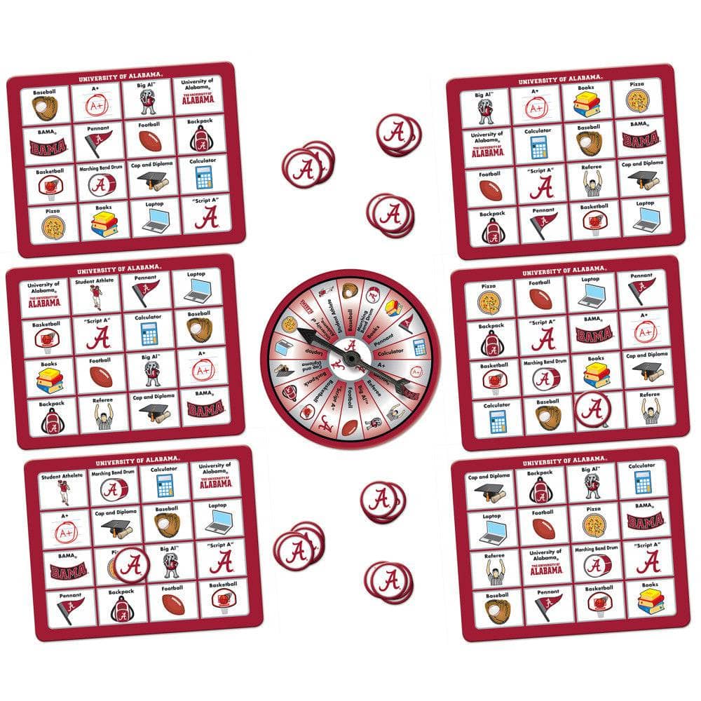 Alabama Crimson Tide Bingo Game (ONLINE ORDER ONLY)