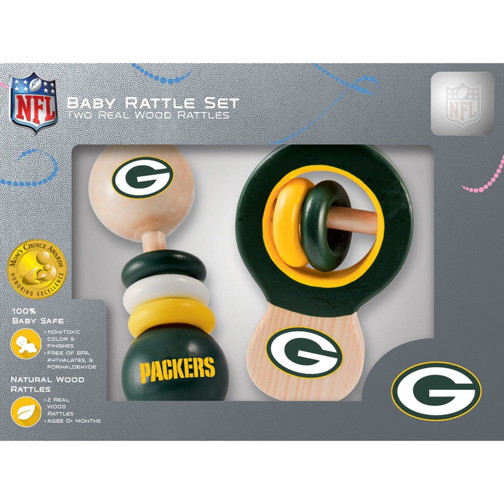 Green Bay Packers - Baby Rattles 2-Pack (ONLINE ORDER ONLY)