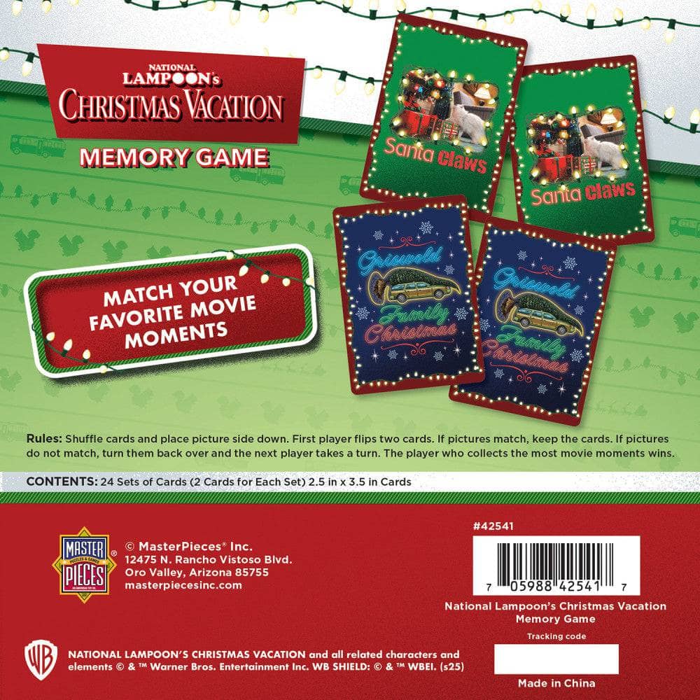 National Lampoon's Christmas Vacation Memory Game (ONLINE ORDER ONLY)